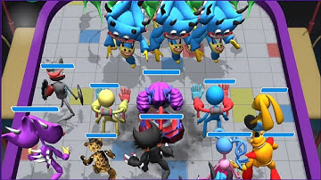 Merge Master Blue Monster: Funny Game All Levels Gameplay (iOS,Android) Part 3 - Level  28 - 42