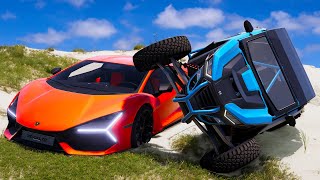 The Most CHAOTIC & Destructive BeamNG CAR HUNT We Have EVER Done...