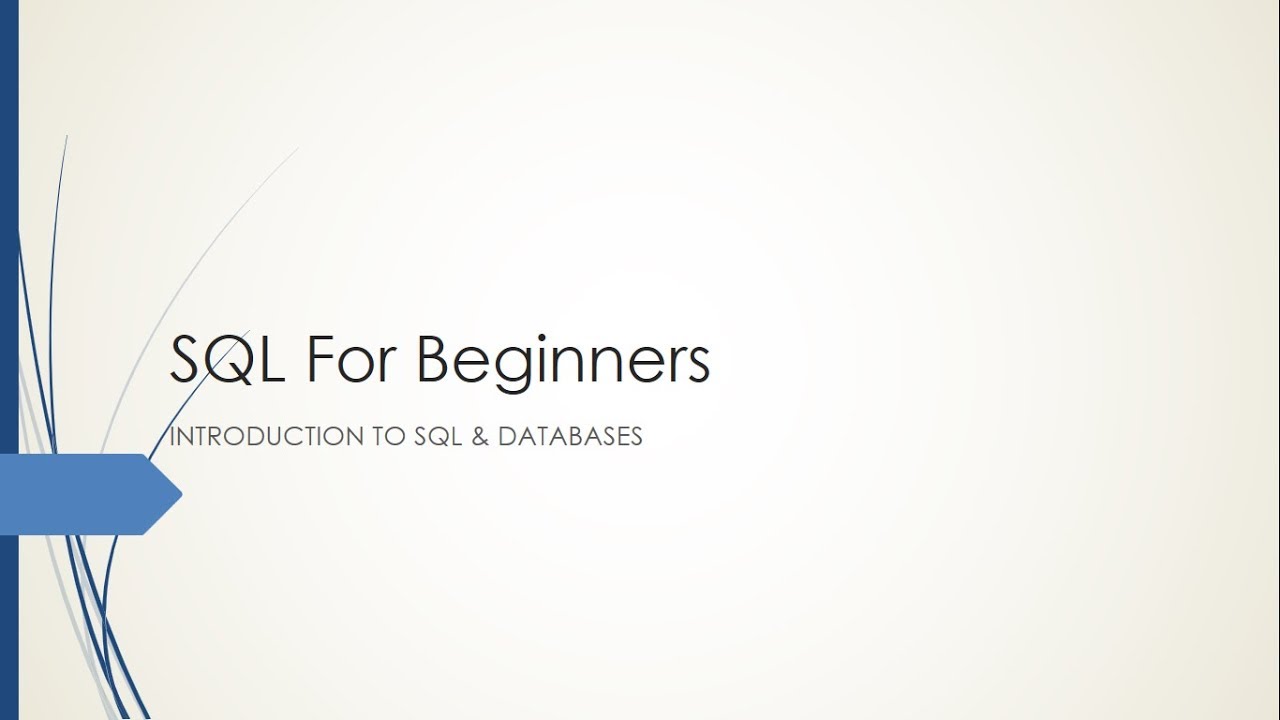 Creating table with Constraints in SQL - YouTube