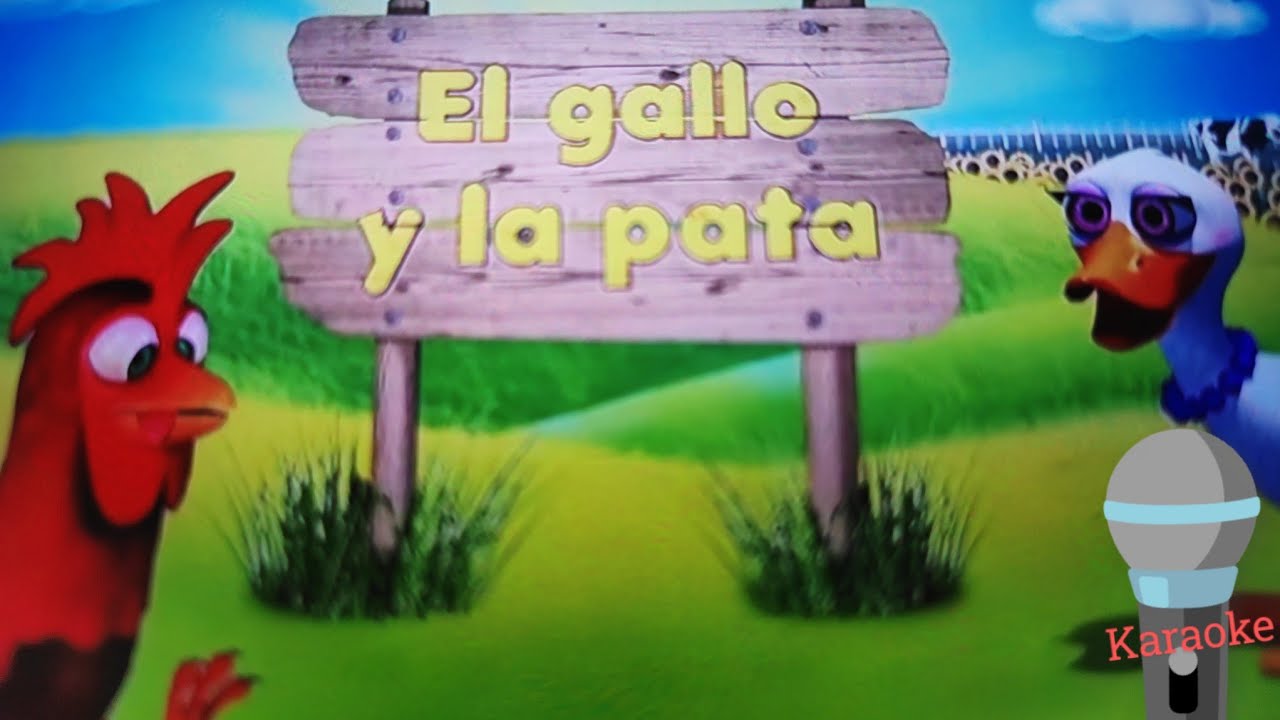 El Gallo y la Pata karaoke - Canciones de la Granja de Zenón 2 - YouTube