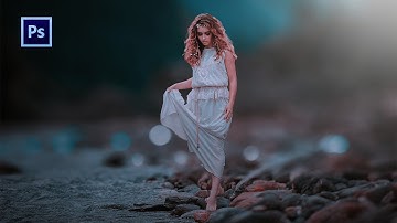 Outdoor Portrait Edit (Bokeh Color Effect) | Photoshop Tutorial