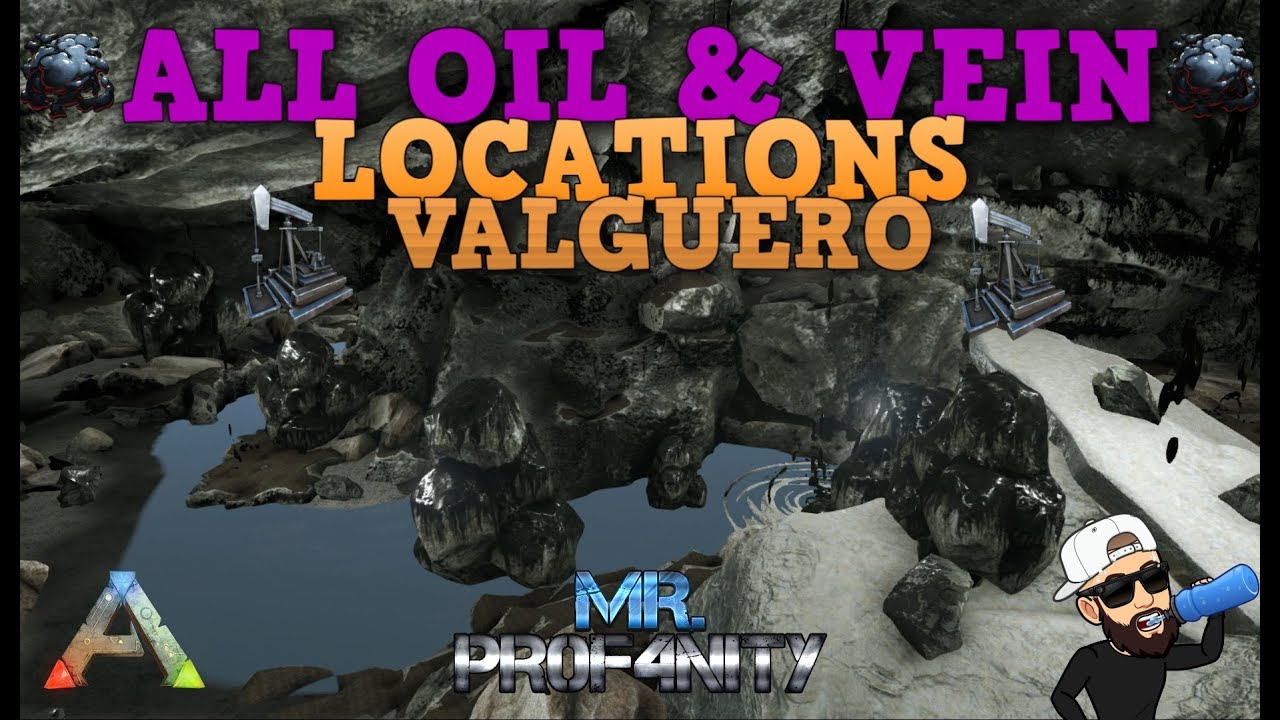 Ark Valguero Hidden Oil Cave Complete Guide All Top Oil Nodes Veins Locations Youtube