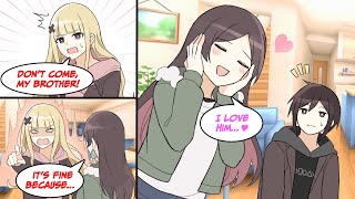 ［Manga dub］My sister's beautiful friend came to my house because...［RomCom］