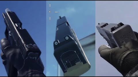 Glock reload animations in 5 different roblox games