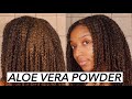 Aloe Vera POWDER is the KEY to Dry, Dehydrated Hair!!? ft. Henna Sooq | Triniti Alysse