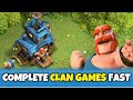 Complete clan games quickly and earn extra reward  april 2024 clash of clans