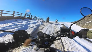 Karda Motorla Palandöken Zirve Resimi