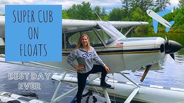 I FLEW A SUPER CUB SEAPLANE- BEST DAY EVER