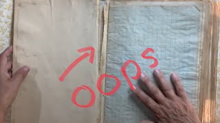 🧙‍♀️ Making a Grimoire part 4 - a long clumsy video... trying to put the book together... 🤪