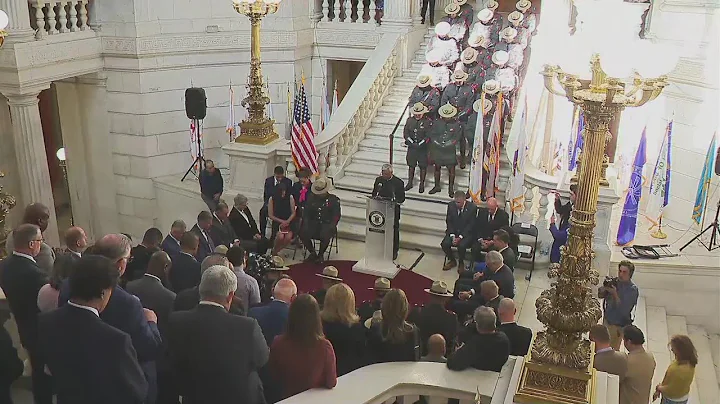 VIDEO NOW: Col. Manni, Gov. McKee remarks during L...