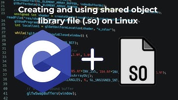 Create shared object files (.so) on Linux and use them for your C/C++ projects