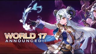 WORLD 17 RELEASE DATE SPECULATIONS? (Guardian Tales KR Announcement)