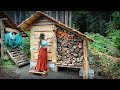 HOW TO BUILD A SMOKEHOUSE - Chainsaw Milling My Own Lumber for Smoked Salmon, part 2 - Ep. 142