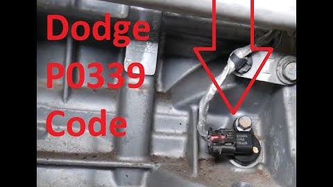 Causes and Fixes Dodge P0339 Code: Crankshaft Position Sensor A Circuit Intermittent