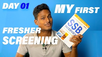 My first SSB experience  | DAY 1 screening test | 12SSB Bangalore south