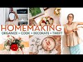 HOMEMAKING + Mennonite Mom Life: Organize, Cook, Decorate, + Thrift with Me!