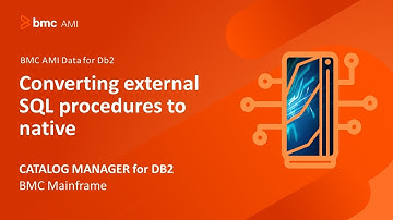 CATALOG MANAGER for DB2 - Converting external SQL procedures to native