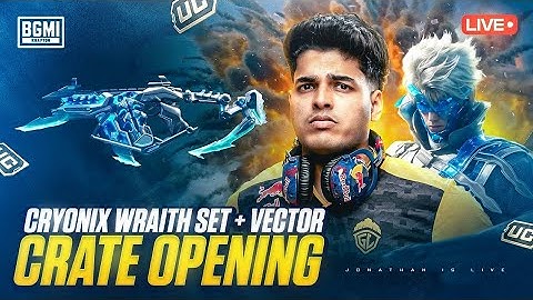 1,00,000 CRYONIX SET + VECTOR OPENING | @JONATHANGAMINGYT | #bgmi