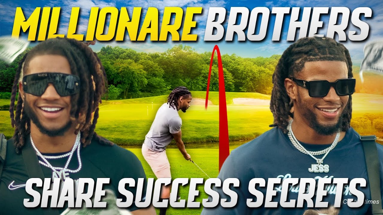Millionaire Brothers @Jesse-Frimpong & @ayehxncho  Share Untold Success Stories ⛳💸  (While Golfing!)