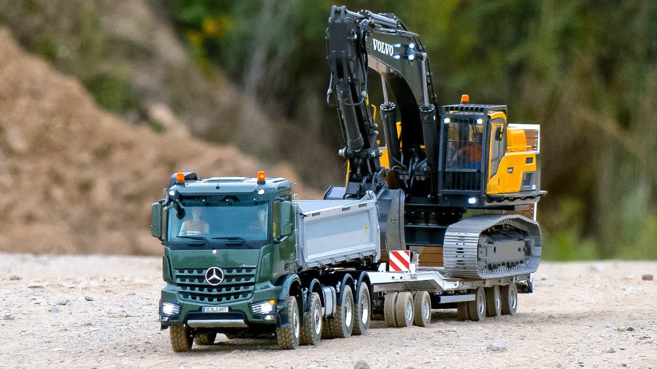 RC TRUCKS, RC DUMP TRUCK, RC SCALEART HEAVY HAULAGE, RC AROCS 8x8, RC