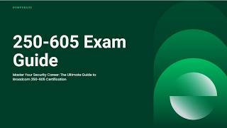 Master Your Security Career: The Ultimate Guide to Broadcom 250-605 Certification