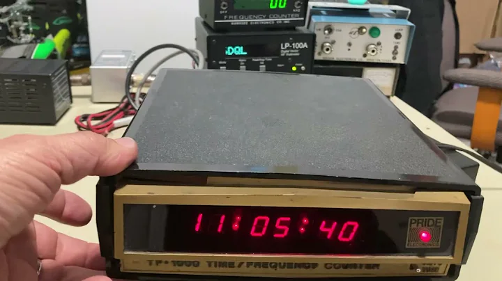 Pride Frequency counter/Clock 12/24 Hour