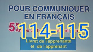 Conjugaison/le futur simple des verbes du 3 groupe/page 114-115/pour communiquer en français 5 année