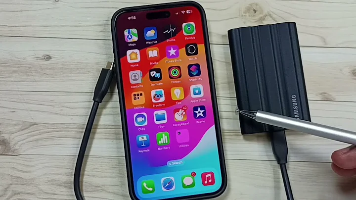 Connect Samsung T7 Shield Portable SSD to iPhone 16/16 Pro Max Transfer Photos Videos and Any Files