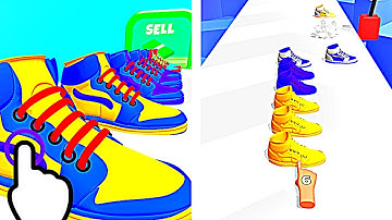 Sneaker Stack 3D - Sneaker Shoes ASMR Run - All Levels iOS Android GamePlay #7