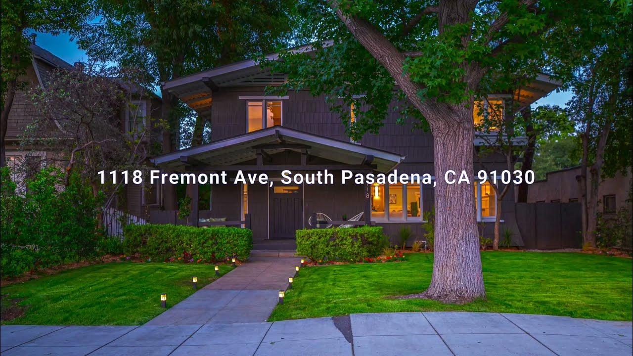 1118 Fremont Ave, South Pasadena, CA 91030 MLS YouTube