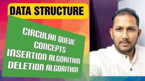 Circular Queue Insertion & Deletion Algorithm #datastructure