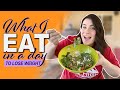 *Realistic* WHAT I EAT IN A DAY TO LOSE WEIGHT + WEIGH IN // Intermittent Fasting