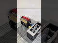Hand-cranked gearbox drives V8 engine#LEGOBuild #assemblymodel