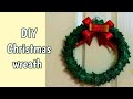 How to make Christmas Wreath with Glitter Foam sheet || Christmas decorations ornaments