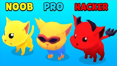 Cat Escape - NOOB vs PRO vs HACKER