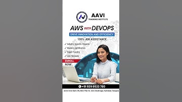 Join Aavi Training Institute for Best AWS & DevOps Training in Hyderabad | 📞 Call @+91 939 8523 780.