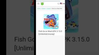 #shorts video FISH GO IO mod APK 99999 diamond screenshot 1