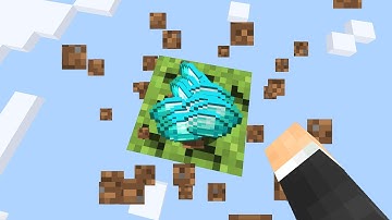 Minecraft One Block Skyblock, but every drop is random...