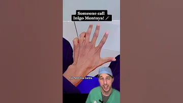 Hello My Name Is Inigomontoya 6 Fingers Hand Polydactyly Viral FYP Princessbride 
