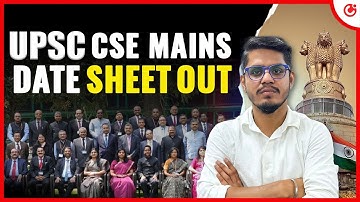 UPSC CSE Mains 2025 Time Table Out – Full Schedule Here!