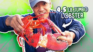 4.5 Pound JUMBO LOBSTER &amp; Best SEAFOOD RESTAURANT in San Francisco