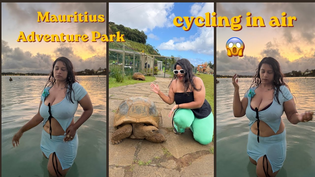 Tried the SCARIEST activities in Mauritius | Adventure Park vlog 🇲🇺
