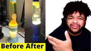 How to make Lava Lamp heat up faster // How to get Rid of Light Bleed On Lava Lamp