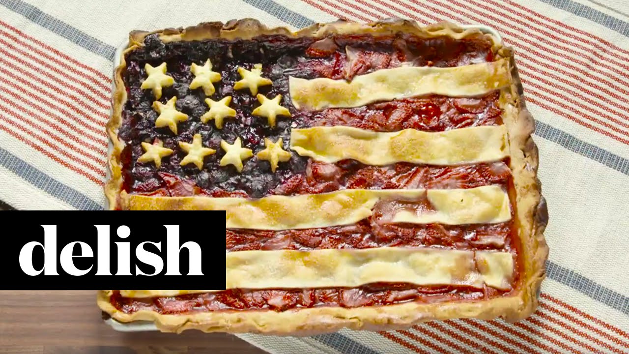 american flag pie delish youtube