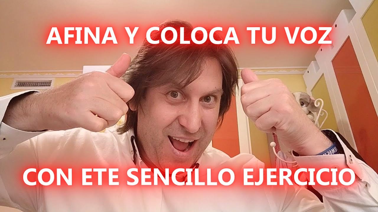 AFINA Y COLOCA TU VOZ CON ETE SENCILLO EJERCICIO👍 LIBERA TUS AGUDOS EN ...