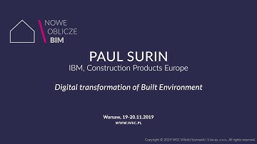 Digital transformation of Built Environment