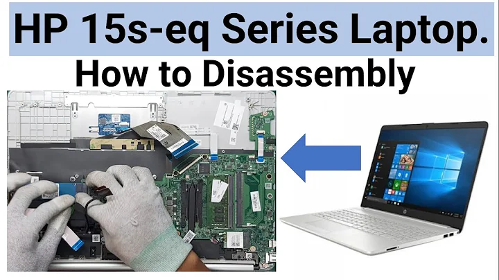 🛠️ HP 15s-eq Series Laptop Disassembly. how to Disassemble HP 15s-eq 1172AU AMD Ryzen Step by step.