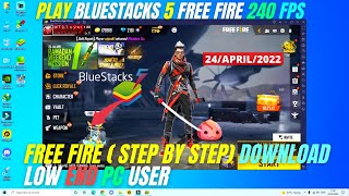 Bluestacks 5 Lite Free Fire Best PC / Laptop New Emulator 1Gb RAM Without Graphic Card Low End PC screenshot 1
