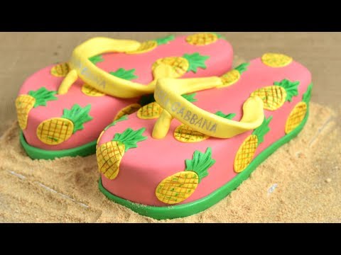 FLIP FLOPS DOLCE & GABBANA CAKE by HANIELA'S