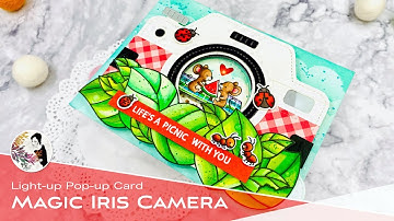 Magic Iris Camera/ Light-up Pop-up Card/ 종이회로 팝업카드만들기